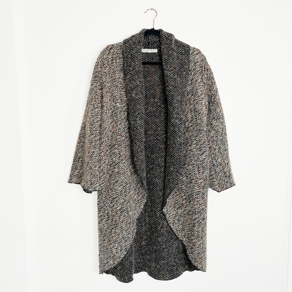 bryn Walker Jackets & Blazers - Bryn Walker Tweed Boucle Wrap Coat Womens XS
